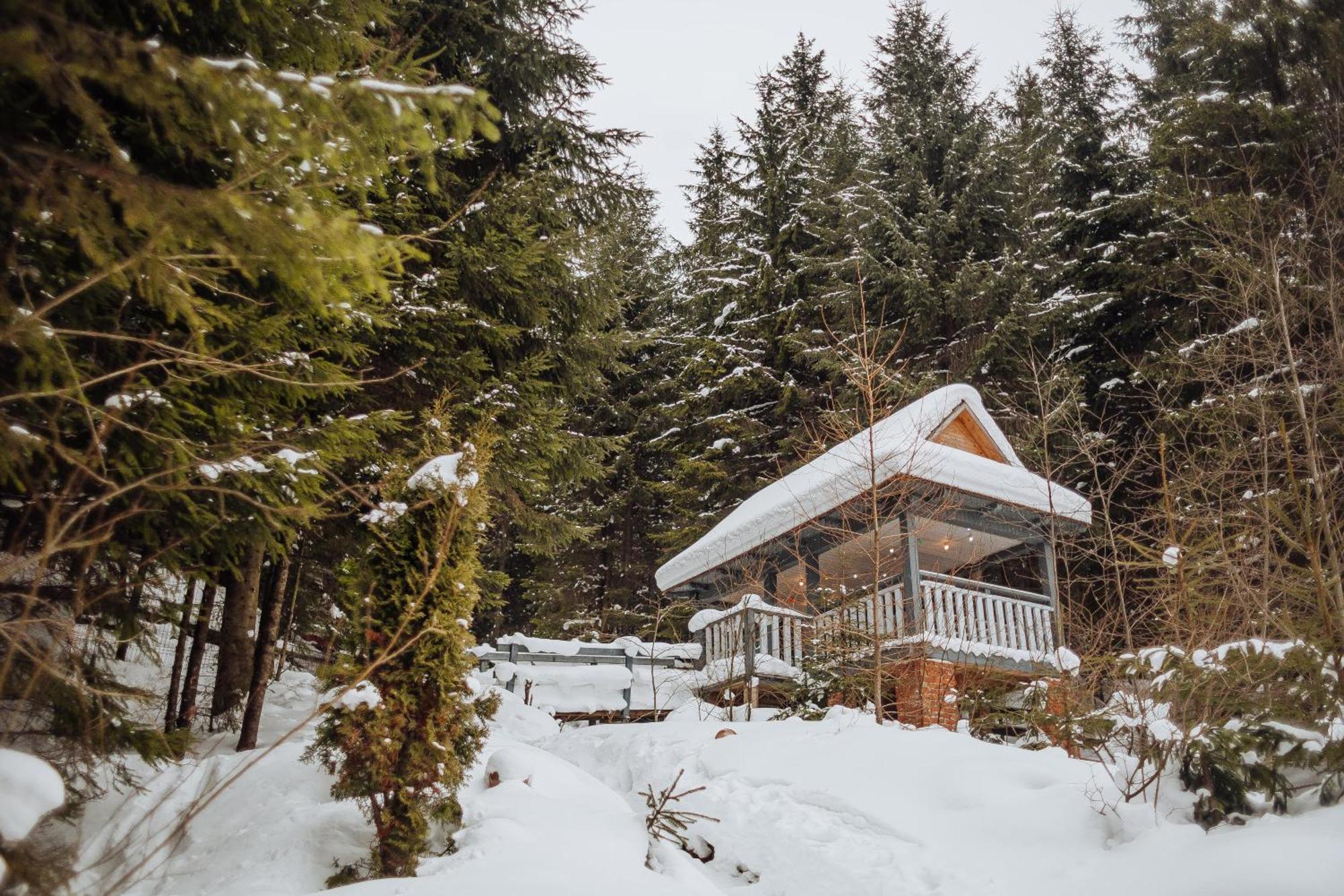 Hotel Vedmezhyi Dvir Bukovel Esterno foto
