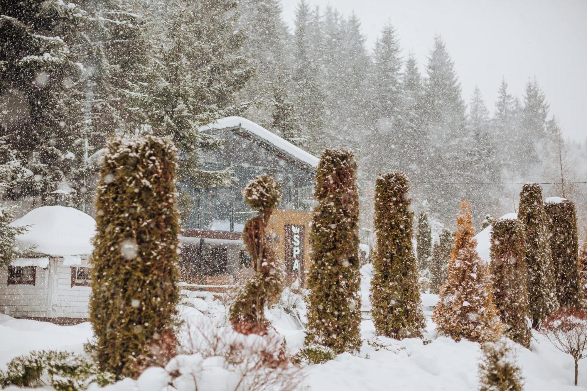 Hotel Vedmezhyi Dvir Bukovel Esterno foto